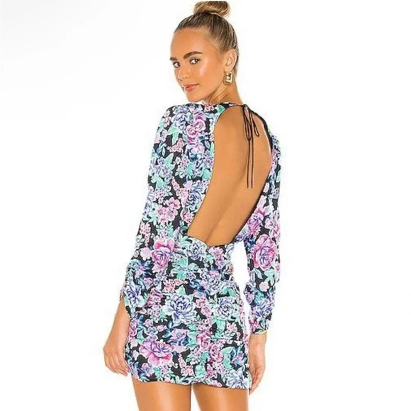 For Love & Lemons Brandy Mini Dress | Azalea | Revolve | XXS | NEW - Picture 4 of 14